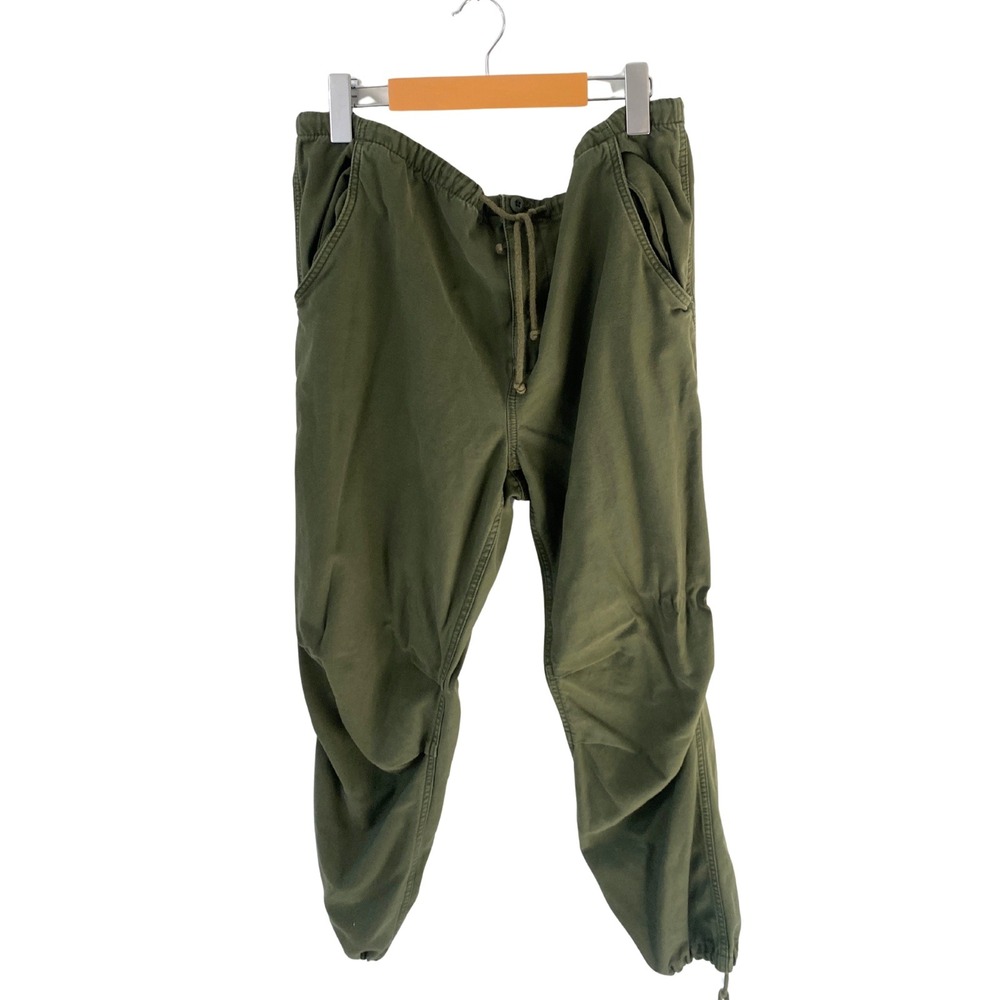 TNA Aritzia Olive Green Utility Cargo Jogger Pants with Drawstring – Size Large